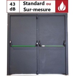 Porte Acoustique 2 vantaux 43 dB