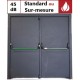 Porte Acoustique 2 vantaux 45 dB