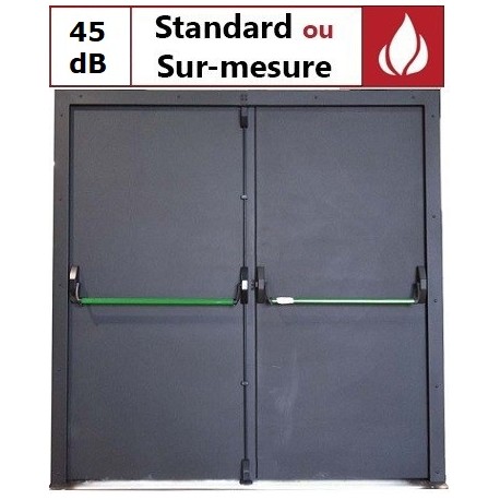 Porte Acoustique 2 vantaux 45 dB